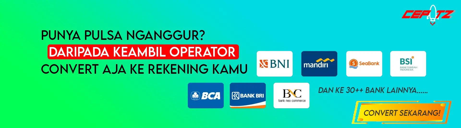 convert pulsa telkomsel xl axis three smartfren indosat ke rekening bank